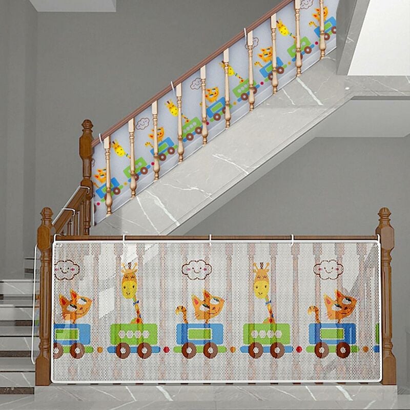 Filet de sécurité pour enfants, filet de sécurité pour bébé pour escalier  antidérapant Balcon, filet de protection durable et robuste