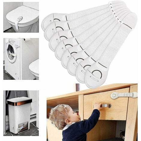 Loquets tiroir pour la sécurité de bébé, 5 pièces, protection enfant,  serrures de porte, tiroirs et armoire, bloque-placards - AliExpress