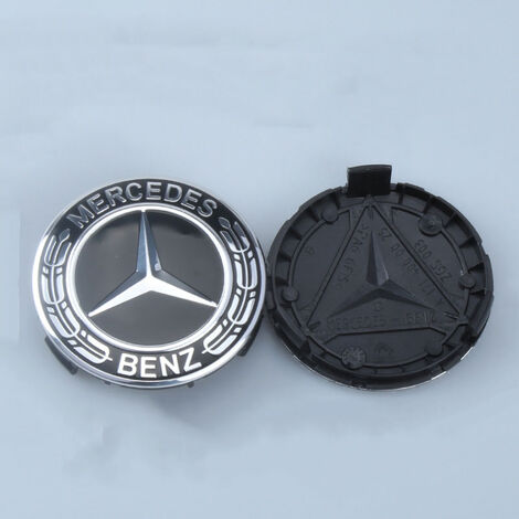 Enjoliveur de roue de voiture 4 pièces, roues Benz Logo 75mm, logo