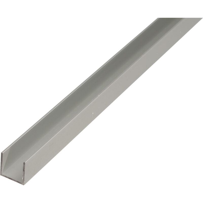 Alu-U-Profil 1000/15x10mm silberfarbig