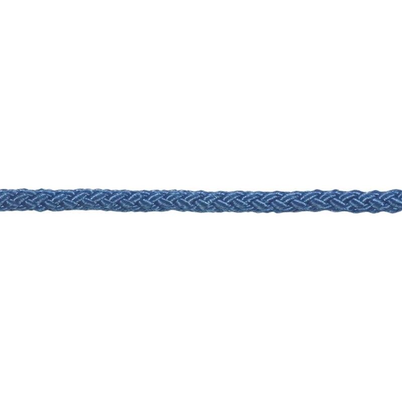 Red braided polypropylene rope roll