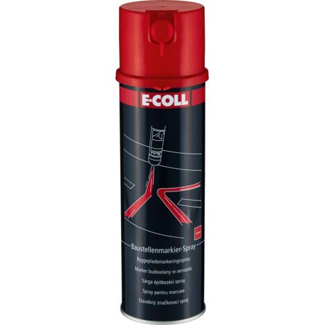 Baustellenmarkierspray 500ml rot E-COLL EE