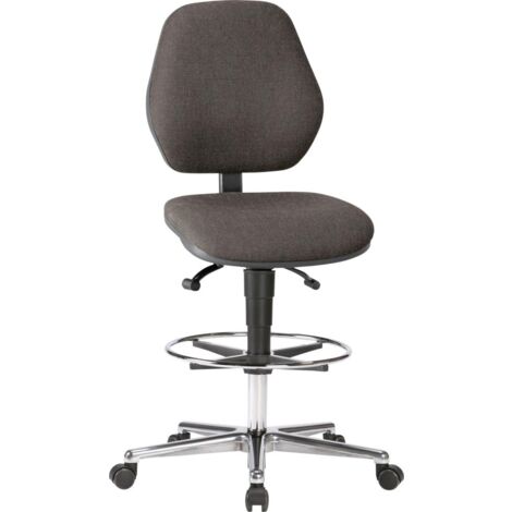 Bimos Arbeitsstuhl Stoffpolster schwarz Sitzhöhe 620-870 mm mit