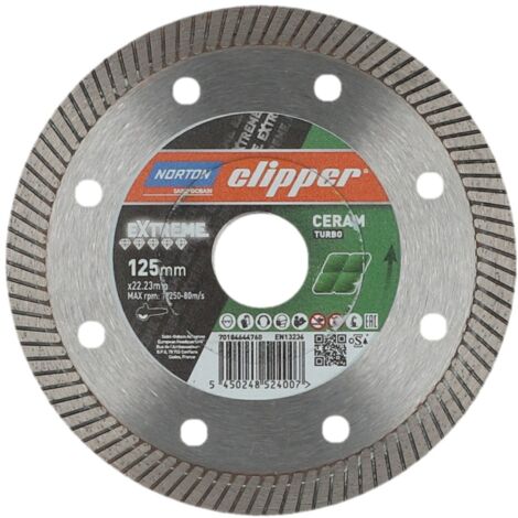 Norton Clipper Clipper Diamant-Trennsch.Extreme Ceramic 125x22,23