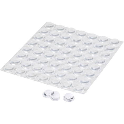 Bumpon, 56 Stk. Elastikpuffer Transp. 12,7 x 7,6mm (1/3)