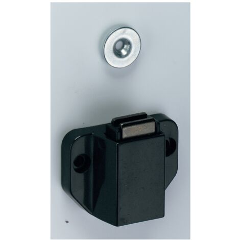 Hettich MB-Druckmagnetschnäpper D 7/GP 9, 20873 Haftkr. 0,7-1,1kg schwarz