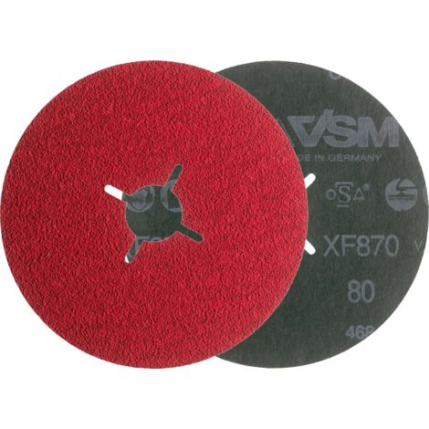 Fiberschleifscheibe Keramik 180mm K36 VSM (1/2)