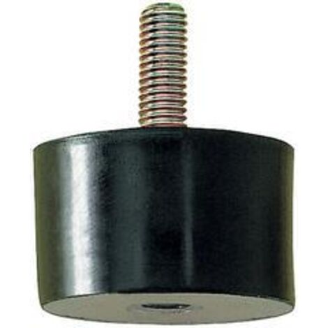 Gummi-Metall-Puffer zylindrisch Typ B D30xH20mm M8x20 NR57 (1/2)