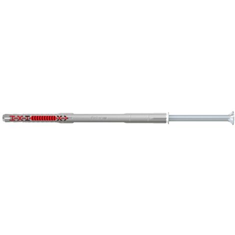 fischer DuoXpand 10 x 200 T, hochwertiger Universaldübel mit verzinkter Senkkopfschraube (50 Stk.), Dübel für starken Halt, ideal für poröse Baustoffe & randnahe Verankerungen im Innenbereich