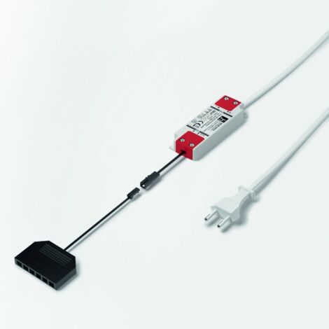 Halemeier EVG 12VDC 0-20W incl.6-fach Vert. 200-240V,50/60Hz 2m EFS