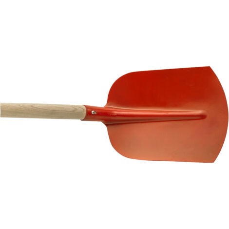 Holländer Schaufel rot Gr. 2 mit Stiel Import (1/2)