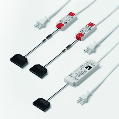 Halemeier EVG 12VDC 0-30W incl.6-fach Vert. 200-240V,50/60Hz 2m EFS