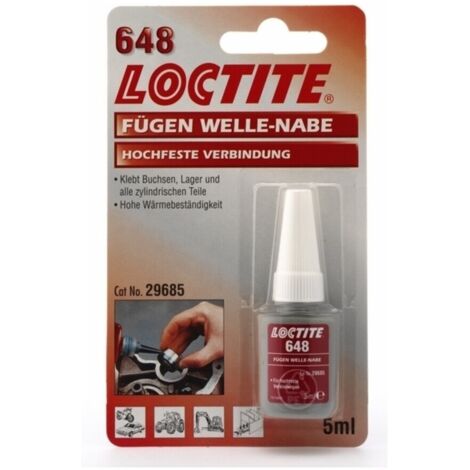 Loctite Alleskleber Hochfester Fügeklebstoff Blisterkarte 5ml L648