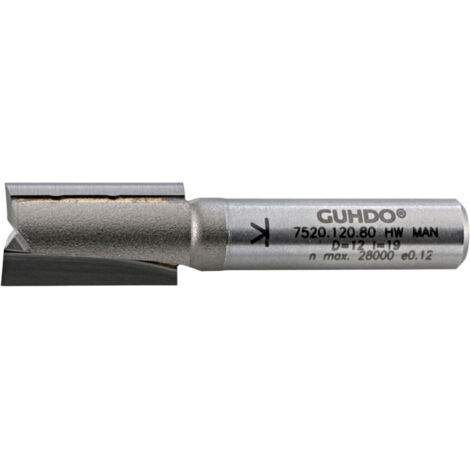 GUHDO HW-Nutfräser D10 l40 L90 S8 Z2 (1/3)