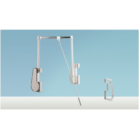 Kleiderlift Duo Lift 15 Tragkraft 15 kg Alu.Finish
