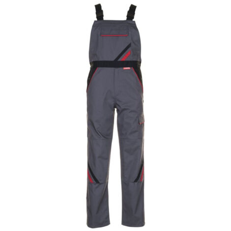 Latzhose Highline Gr.52 schiefer/schwarz/rot PLANAM