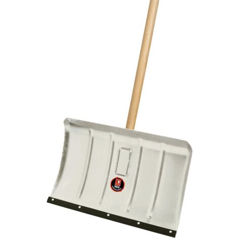 Schneeräumer Flüsterkante ALU mit Stiel 50 cm breit (1/3)
