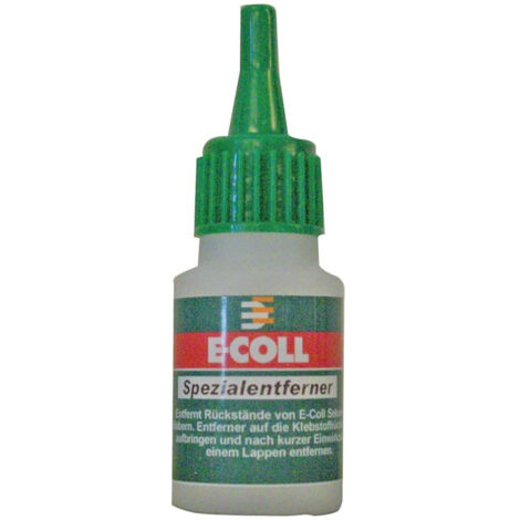 E-COLL Spezialentferner für Sekundenkleber 20ml (1/5)