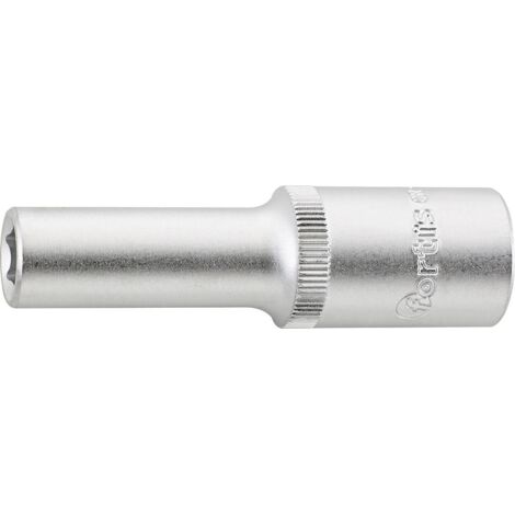 Steckschl.-Einsatz 1/2" 10mm 6kt. lang FORTIS (1/4)