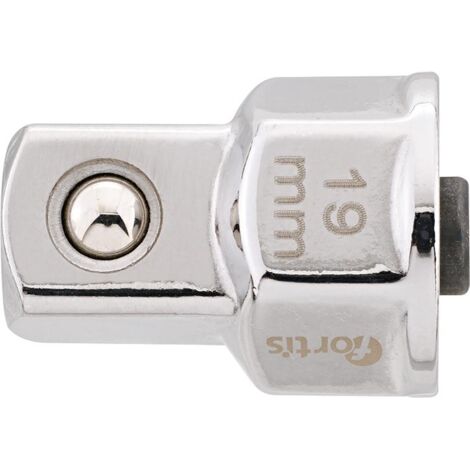 Steckschlüssel-Adapter 19mm für 1/2" FORTIS (1/2)