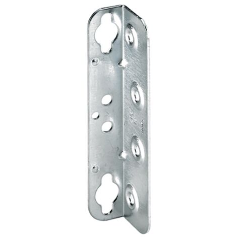 Hettich Bett-Winkelverbindungsbeschlag 127mm Einzelbett 25189 zum Anschrauben Stahl vz.