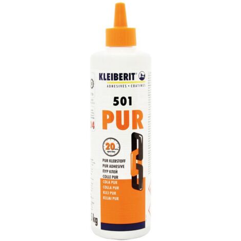 KLEIBERIT 501.0 PUR-Kleber D4 schnell - Flasche 0,5kg - 501.0.8101