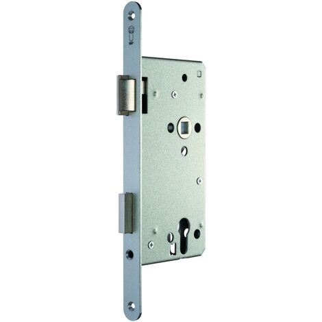 SSF HT-Einsteckschloss Serie 28, PZW, Stulp rund 24, 65/92/10, silber, Links