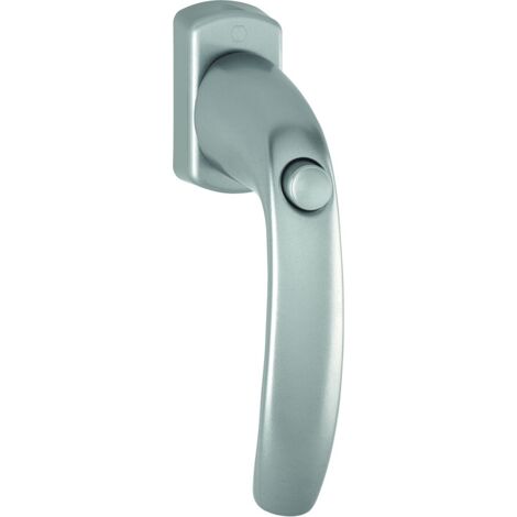 Hoppe DK-Fenstergriff, mit Druckknopf, New York 0810SV/U10,N10/43, M5x55 F9