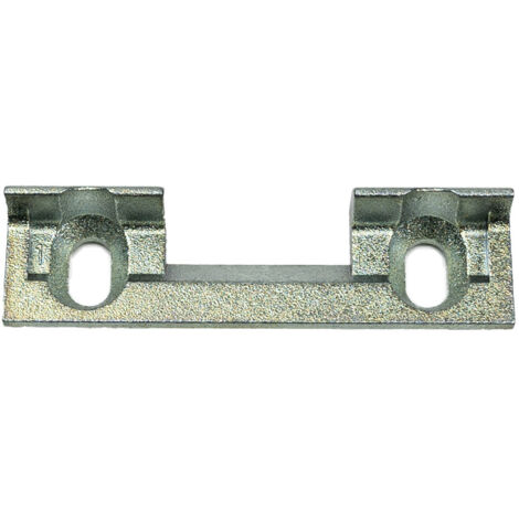 Aufschraubstück Serie 118 FaFix, 45 x 13,4 x 7,9 mm, Stahl verzinkt
