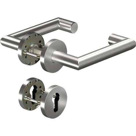 Ogro Drückerrosettengrt. Core Klasse 4 8907/6501/7122 WC Edelstahl