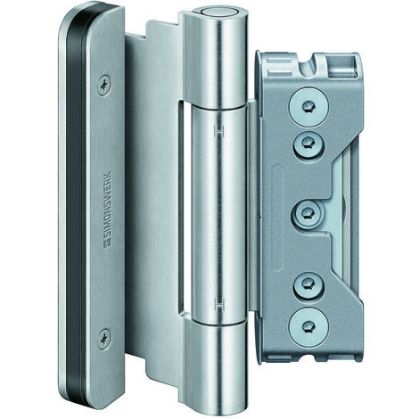 Simons Holzhaustür BAKA Protect 4020 3D FD Edelstahl matt (040) Satz = 3 Stück (1/5)