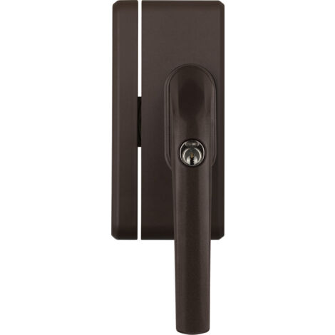 ABUS Fenstergriff-Zusatzsicherung Alarm FO400A B braun gleichschl. AL0125