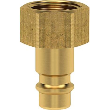 Stecknippel für Kupplung NW 7,2mm, Messing, Serie ES, IG G1/4" LÜDECKE (1/2)