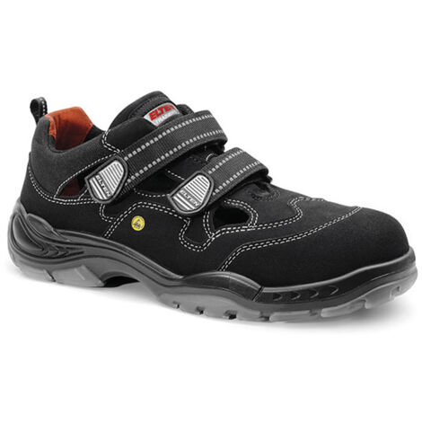 ESD Sandale de securité, S1 ,noir, taille: 42 - STS