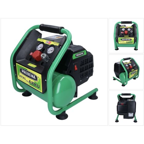 Prebena VITAS 100-AKKU Kompressor 18 V 5 l 8 bar CAS Brushless Solo - ohne Akku, ohne Ladegerät