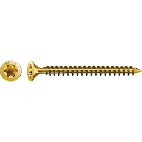 Spax Gelb Innenstern (Torx) 12,0X450 Vollge. Flako  T50 (1/5)