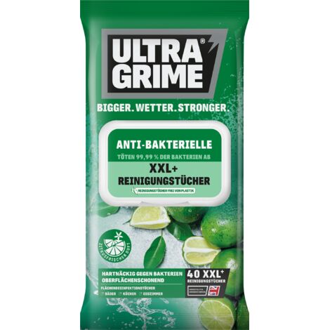 Ultra Grime Anti-Bac Feuchtreinigungstücher (40 Tücher)