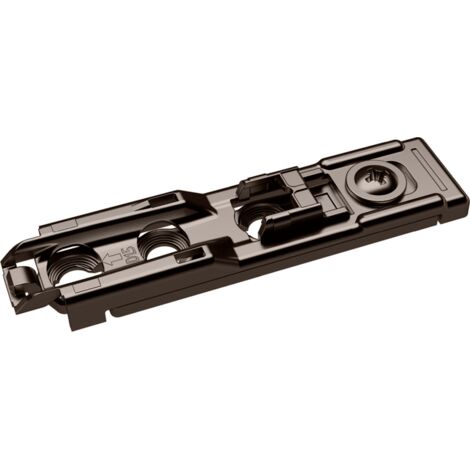 Linear-Montageplatte mit Direkt-HV in schwarz zum Anschrauben, Dist. 1,5 mm (1/5)