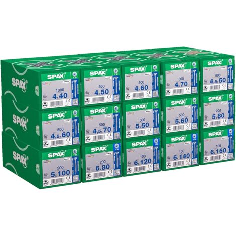 Spax Heimwerker Set - 5900 T-Star Plus T20/T30 Teilgewinde Wirox