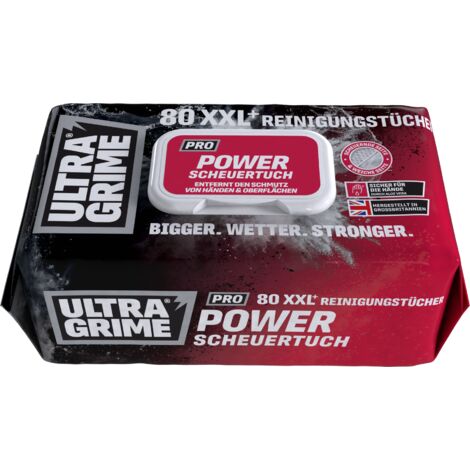 Ultra Grime Pro Power Scrub 80 Reinigungstücher (1/3)