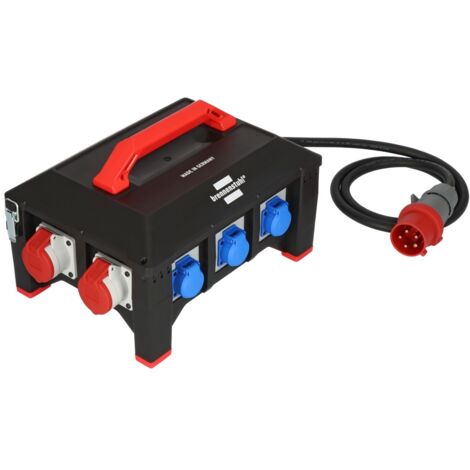 Brennenstuhl Professional Gummi-Stromverteiler BSV 5 2m H07RN-F 5G6,0 1xCEE32A+2x16A, 6x230V (1/5)