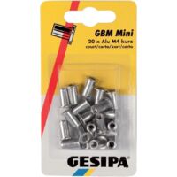 Gesipa Blindnietmuttern Mini-Pack Alu M 5 Kurz