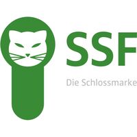 SSF Einsteckschloss Nr. 10 Klasse 1 WC Stulp rd. 18/55 78 08 RS silber