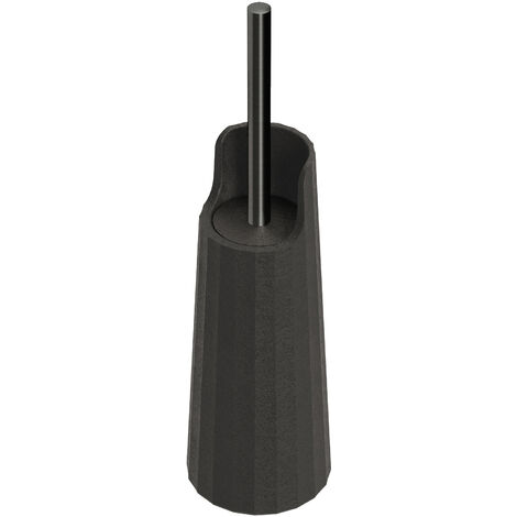 COSMIC Avenir porte-balayette brosse wc porte balai noir natur à poser sur plan