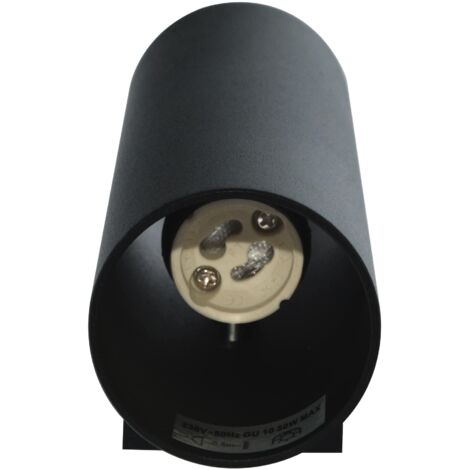 Applique murale "Up and down" GU10 50Wx2 - Noir