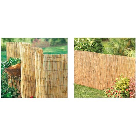 Arella in bamboo 2x3 canniccio frangivista canne per recinzione ombra bambu