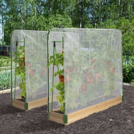 Invernaderos modulares dúo para tomates kit de crecimiento especial lona  completa + soporte