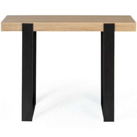 Consola PHOENIX de madera y negro