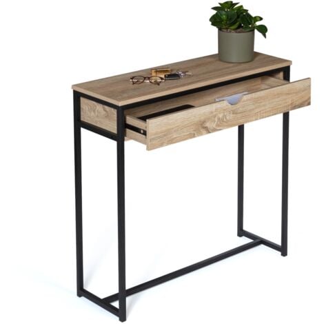 DETROIT consola de diseño industrial de 1 cajón