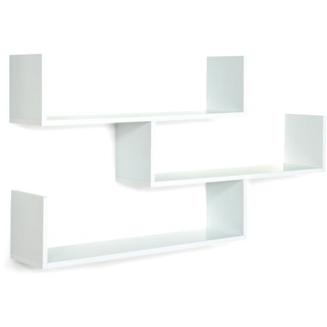 Estantería de pared multiposición LOU blanca